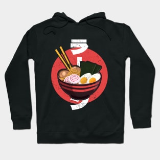 Retro Ramen (ラーメン) Vintage Aesthetic Ramen Japanese Food Lover Hoodie